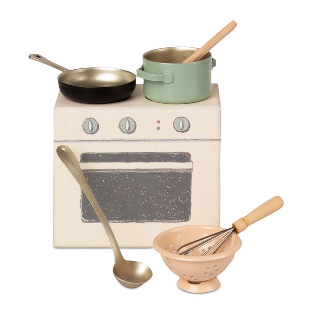 MAILEG Mom with Cooking Set plus food - Picture 5 of 8